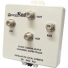 Chave Coaxial Dupla Omegasat