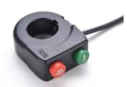 Chave com botao liga desliga para guidao de moto e momentaneo para buzina Chave com botao liga desliga para guidao de moto e momentaneo para buzina