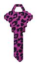 Chave com estampa de leopardo Hillman DIVA-68-SC1