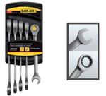 Chave Combinada Catraca CrV Jogo 5 Pçs B642 - Black jack
