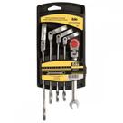 Chave Combinada Jogo Eda Catracada Articulada Cromo Vanadio Com 5 Pecas - 9Ny Chave Combinada Jogo Eda Catracada Articulada Cromo Vanadio Com 5 Pecas - 9Ny