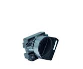 CHAVE COMUT./SELETORA METAL. - FURO Ø 22,5mm - LAY5-BD2 - (KNOB CURTO) - 2 POS. FIXAS - (0-1)