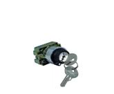 CHAVE COMUT./SELETORA METAL. - FURO Ø 22,5mm - LAY5-BG2 - (COM CHAVE) - 2 POS. FIXAS - (0-1)