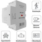 Chave Contator Modular 40a 3nf 3 Polos Magnetico 220v 50/60hz LECT4006 Exatron Chave Contator Modular 40a 3nf 3 Polos Magnetico 220v 50/60hz LECT4006 Exatron