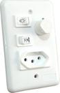 Chave Controle Ventilador De Teto Mais Tomada 10a