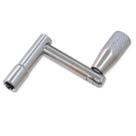 Chave de Afinação Bateria Manivela Metal Cromada Prática Chave de Afinação Bateria Manivela Metal Cromada Prática