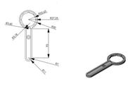 Chave De Aperto Para Galão Com Uma Boca Chave De Aperto Para Galão Com Uma Boca