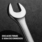 Chave de boca Combinada com Catraca 12mm Aço Encaixe Perfeito Profissional