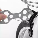 Chave de Boca para Mecânico de Bike 10 em 1: Ferramenta Multifuncional Portátil em Aço Resistente
