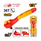 Chave de Catraca Reversível Isolada 1.000V VDE 10" INGCO Chave de Catraca Reversível Isolada 1.000V VDE 10" INGCO