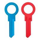 Chave de dupla face Lock Hillman Zero Gravity Key-68 SC1