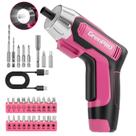 Chave de Fenda Elétrica GRENPRO 4V Recarregável Sem Fio 29 Peças Chave de Fenda Elétrica GRENPRO 4V Recarregável Sem Fio 29 Peças