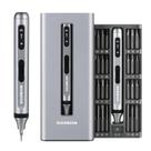 Chave de fenda elétrica XIAONIAN 52 em 1, 3,7 V, USB-C, LED