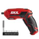 Chave de fenda sem fio SKIL SD561802 4V com 9 peças Bit + Holder