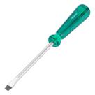 Chave de fenda, sl8 5/16 x 6 pol, 150mm, crv, cabo verde, 1pc // mtx
