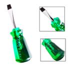 Chave de Fenda Toco Transparente Verde 1/4 X 1-1/2 Imantada