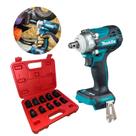 Chave de Impacto 1/2 pol 18v Makita Dtw300z sem bateria + Jogo de soquete