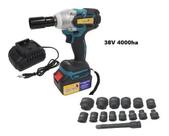 Chave De Impacto 1/2 Portátil 38v 2000 2 Baterias Maleta