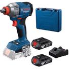 Chave de Impacto 1/2POL 285Nm GDX 18V-285 com 2 Baterias 18V 2,0ah e Carregador BOSCH