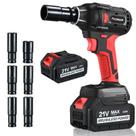 Chave de impacto AOBEN 21V Motor sem fio sem escova 400N.m