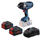 Chave de Impacto Bosch 18v, ½, 1000Nm BITURBO com 2 Bat ProCORE 8.0Ah e Carregador 220V GDS18V1000
