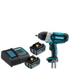 Chave de impacto dtw450 com 2 baterias de 5Ah e carregador lento