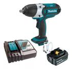 Chave De Impacto Dtw450 Makita + Bateria 5ah + Carregador Bivolt Chave De Impacto Dtw450 Makita + Bateria 5ah + Carregador Bivolt