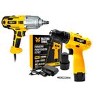 Chave de Impacto Elétrica Com 4 Soquetes 900W e Parafusadeira e Furadeira ⅜” 12V Fasterr