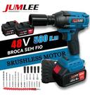 Chave De Impacto Jum Lee Alta Performance E Durabilidade 48v Azul Aço