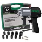Chave De Impacto Pneumática 1/2" - Com Maleta - Potente - Potente Brasil Chave De Impacto Pneumática 1/2" - Com Maleta - Potente - Potente Brasil