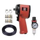 Chave de Impacto Pneumatica 1/2" SGT0526 C/Mang + Kit Engate