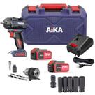 Chave De Impacto Profissional Lithium Kits Bateria E Mandril