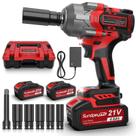 Chave de Impacto Sem Fio SundpeyPro 1000Nm 21V 1/2" - 2 Baterias 4,0Ah Chave de Impacto Sem Fio SundpeyPro 1000Nm 21V 1/2" - 2 Baterias 4,0Ah