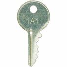 Chave de reposição EasyKeys CompX Chicago 6A4 para arquivo Chave de reposição EasyKeys CompX Chicago 6A4 para arquivo