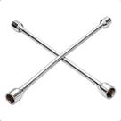 Chave de Roda 20 Pol 500mm Cruz 17mm 19mm 21mm e 23mm Em Aço Reforçado para Carros e Utilitários
