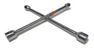 Chave De Roda Cruz 17x19x21x23mm Bestfer 4 Bocas Pneu Carro