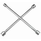 Chave de roda cruz cromada 4 bocas 17 19 21 23 profissional