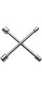 Chave De Roda Cruz Estrela 4 Bocas Universal Carro 11-13-15-17mm