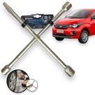 Chave de Roda Cruz Estrela Ferramenta Carro Fiat Mobie Todos
