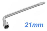 Chave de roda em l 21mm com espátula