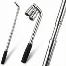 Chave De Roda L 17 19 21 23mm Soquete Telescópica Extensiva Alongável Profissional Troca Pneu Carro