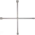 Chave De Roda Tipo Cruz Com Corpo Forjado Em Aço Especial 17x19x21 Mm Com Espátula