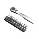 Chave De Soquete Reversível Mini De Dupla Extremidade 1/4 Com Catraca Rápida Universal Para Chave De Soquete Reversível Mini De Dupla Extremidade 1/4 Com Catraca Rápida Universal Para