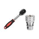 Chave De Soquete Universal Ajustável 10-19mm Compatível Com Parafusos E Porcas Métricas Padrão