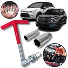 Chave De Vela T Com 2 Bocas 16mm/21mm Articulada Citroen c3 Chave De Vela T Com 2 Bocas 16mm/21mm Articulada Citroen c3