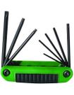 Chave Eklind Tool Ergo-Fold Fold-up TORX 8 peças T8-T40