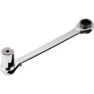 Chave Estrela 17x19mm Cromo Vanádio Cromada Com Soquete Univ