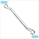 Chave Estrela Profissional Cromo-Vanádio Diversos Tamanhos 8 a 19mm Boca Estriadas Combinada Cromada