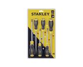 Chave Fenda Emborrachado Stanley Jg 06Pcs Blister Chave Fenda Emborrachado Stanley Jg 06Pcs Blister