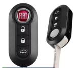 Chave Fiat Canivete Bravo 500 Punto Strada Siena Palio Carcaça Botões Brancos